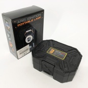 Багатофункціональний армійський ліхтар D50-SMD - індикація заряду, запальничка. Колір: чорний. Зображення №4