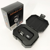 Багатофункціональний армійський ліхтар D50-SMD - індикація заряду, запальничка. Колір: чорний. Зображення №5