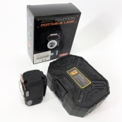 Багатофункціональний армійський ліхтар D50-SMD - індикація заряду, запальничка. Колір: чорний. Зображення №11