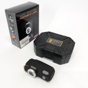 Багатофункціональний армійський ліхтар D50-SMD - індикація заряду, запальничка. Колір: чорний. Зображення №12