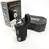 Багатофункціональний армійський ліхтар D50-SMD - індикація заряду, запальничка. Колір: чорний. Зображення №14