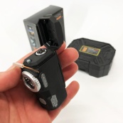 Багатофункціональний армійський ліхтар D50-SMD - індикація заряду, запальничка. Колір: чорний. Зображення №17