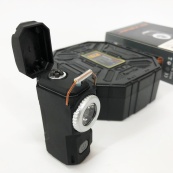 Багатофункціональний армійський ліхтар D50-SMD - індикація заряду, запальничка. Колір: чорний. Зображення №24