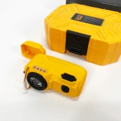 Багатофункціональний армійський ліхтар D50-SMD - індикація заряду, запальничка. Колір: жовтий. Зображення №18