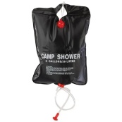Походный туристический душ 20л 50°C CAMP SHOWER 41x60 см, кемпинговый душ с шнуром и крюком для подверса. Зображення №3