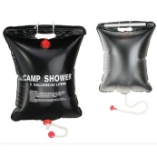 Походный туристический душ 20л 50°C CAMP SHOWER 41x60 см, кемпинговый душ с шнуром и крюком для подверса. Зображення №4