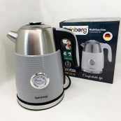 Чайник электрический с датчиком температуры Rainberg RB-2314 2200Вт 1.7л Gray. Изображение №5
