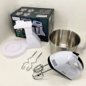 Стаціонарний електричний міксер із чашею Rainberg RB-1006 500W з насадками для замішування тіста Black. Зображення №2 Стаціонарний електричний міксер із чашею Rainberg RB-1006 500W з насадками для замішування тіста Black. Зображення №2