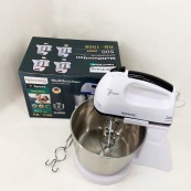 Стаціонарний електричний міксер із чашею Rainberg RB-1006 500W з насадками для замішування тіста Black. Зображення №5 Стаціонарний електричний міксер із чашею Rainberg RB-1006 500W з насадками для замішування тіста Black. Зображення №5