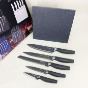 Набір ножів Rainberg RB-2322 з нержавіючої сталі з магнітною основою Gray. Зображення №4