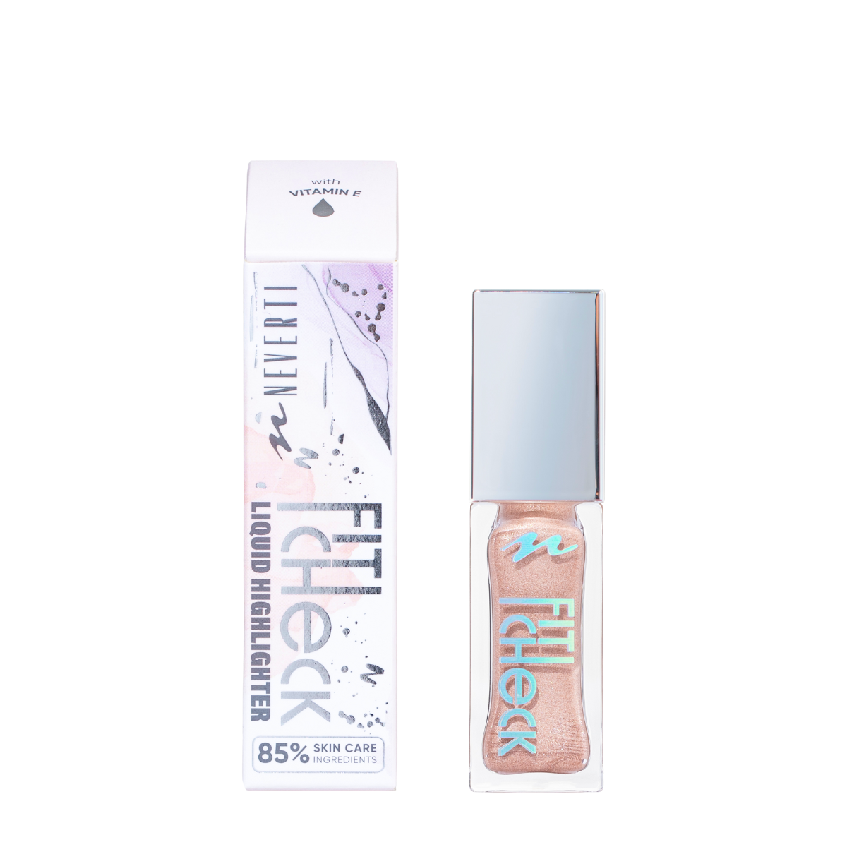 Рідкий хайлайтер для обилччя Neverti Fit Check, 003 Bronze Glaze Бронзовий Рідкий хайлайтер для обилччя Neverti Fit Check, 003 Bronze Glaze Бронзовий