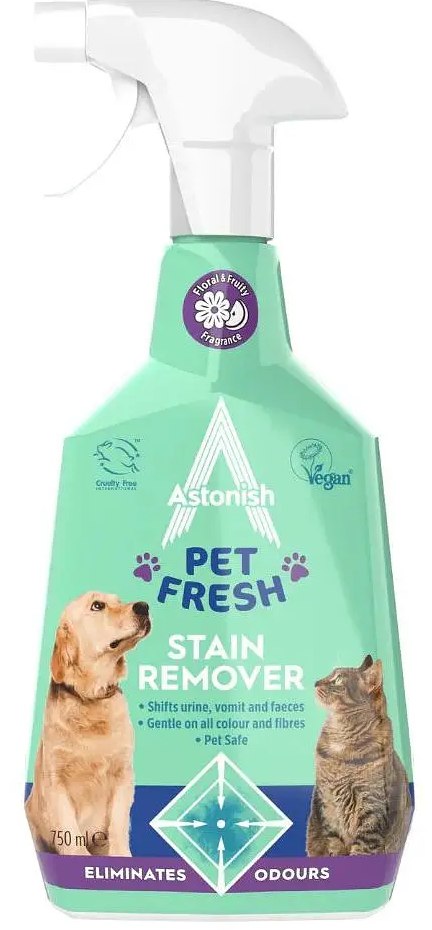 Средство для удаления пятен и запахов от домашних животных Astonish Pet Fresh 750 мл Средство для удаления пятен и запахов от домашних животных Astonish Pet Fresh 750 мл