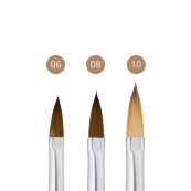 Пензель манікюрний для акрилу з кристалами № 10. Изображение №3