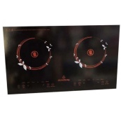 Инфракрасная двухкомфорочная плита Crownberg CB-1330 с сенсорным управлением 2000Вт. Изображение №3