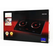 Инфракрасная двухкомфорочная плита Crownberg CB-1330 с сенсорным управлением 2000Вт. Изображение №5