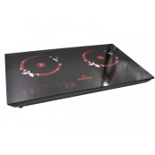 Инфракрасная двухкомфорочная плита Crownberg CB-1330 с сенсорным управлением 2000Вт. Изображение №7