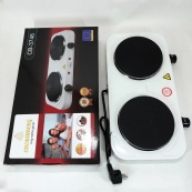 Плита электрическая настольная бытовая Crownberg CB-3746 двухконфорочная дисковая кухонная плита 2000 Вт. Изображение №5