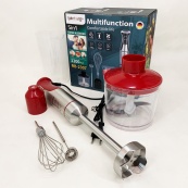 Блендер 5в1 Rainberg RB-2307 багатофункціональний занурювальний та стаціонарний Red. Зображення №2