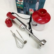 Блендер 5в1 Rainberg RB-2307 багатофункціональний занурювальний та стаціонарний Red. Зображення №4