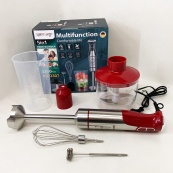 Блендер 5в1 Rainberg RB-2307 багатофункціональний занурювальний та стаціонарний Red. Зображення №5