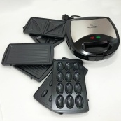 Мультимейкер 4 В 1 Crownberg CB-1074 750Вт Гриль Сендвичница Вафельница Орешница. Изображение №10 Мультимейкер 4 В 1 Crownberg CB-1074 750Вт Гриль Сендвичница Вафельница Орешница. Изображение №10