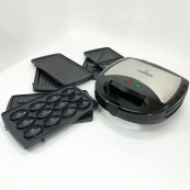 Мультимейкер 4 В 1 Crownberg CB-1074 750Вт Гриль Сендвичница Вафельница Орешница. Изображение №11 Мультимейкер 4 В 1 Crownberg CB-1074 750Вт Гриль Сендвичница Вафельница Орешница. Изображение №11