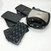 Мультимейкер 4 В 1 Crownberg CB-1074 750Вт Гриль Сендвичница Вафельница Орешница. Изображение №13 Мультимейкер 4 В 1 Crownberg CB-1074 750Вт Гриль Сендвичница Вафельница Орешница. Изображение №13