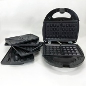 Мультимейкер 4 В 1 Crownberg CB-1074 750Вт Гриль Сендвичница Вафельница Орешница. Изображение №17 Мультимейкер 4 В 1 Crownberg CB-1074 750Вт Гриль Сендвичница Вафельница Орешница. Изображение №17