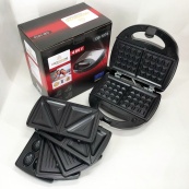 Мультимейкер 4 В 1 Crownberg CB-1074 750Вт Гриль Сендвичница Вафельница Орешница. Изображение №24 Мультимейкер 4 В 1 Crownberg CB-1074 750Вт Гриль Сендвичница Вафельница Орешница. Изображение №24