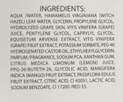 Антиоксидантий тонік для обличчя Uva Rossa VITAPELLE 200мл. Зображення №2