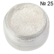 Cinecitta, розсипчасті Тіні сяючі, Відтінок № 25 "Біла слюда" , Чінечіта, Італія. Зображення №2