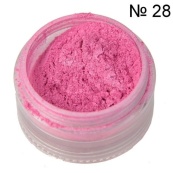 Cinecitta, розсипчасті Тіні сяючі, Відтінок № 28 "Малиновий" , Чінечіта, Італія. Зображення №2