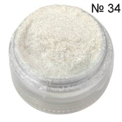 Cinecitta, розсипчасті Тіні сяючі, Відтінок № 34 "Біло-блакитна" , Чінечіта, Італія. Зображення №2