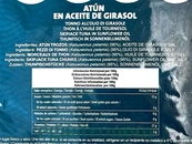 Тунець у соняшниковій олії в фользі БайМар BayMar de girasol 1000g 16шт/ящ. Зображення №2