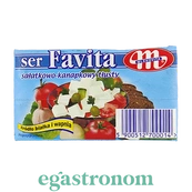 Сир фета фавіта 18% Млековіта Mlekovita favita 270g 6шт/ящ. Зображення №2