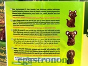 Шоколад Дубайський звірята Антепія Antepya 60*13g. Зображення №2