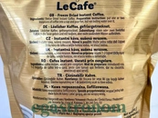 Кава розчинна золота Ле Кафе Le Cafe gold 80g 24шт/ящ. Зображення №2