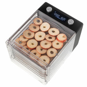 Сушарка для овочів та фруктів Adler AD 6660 600Вт харчовий дегідратор. Зображення №4