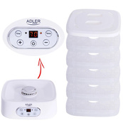 Сушилка электрическая для овощей фруктов грибов и мяса Adler AD 6658 дегидратор. Изображение №4 Сушилка электрическая для овощей фруктов грибов и мяса Adler AD 6658 дегидратор. Изображение №4