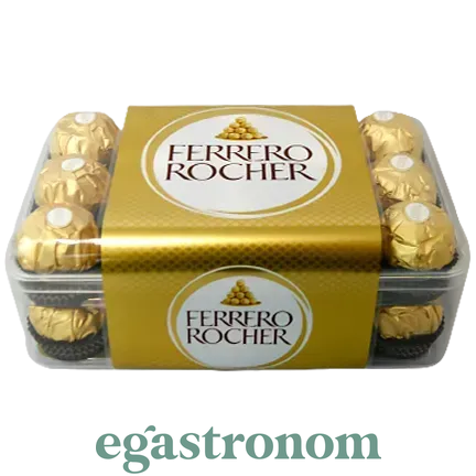 Цукерки Ферреро Роше Ferrero Rocher 375g 4шт/ящ Цукерки Ферреро Роше Ferrero Rocher 375g 4шт/ящ