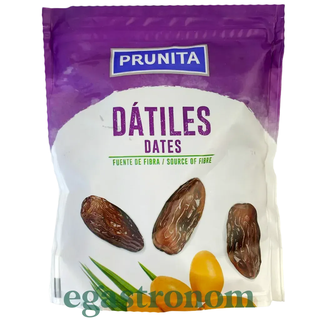 Фініки з кісточкоюю (без цукру) Пруніта Prunita 200g 24шт/ящ Фініки з кісточкоюю (без цукру) Пруніта Prunita 200g 24шт/ящ