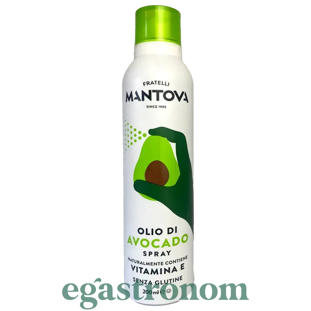 Олія авокадо спрей Мантова Mantova 200ml 6шт/ящ Олія авокадо спрей Мантова Mantova 200ml 6шт/ящ