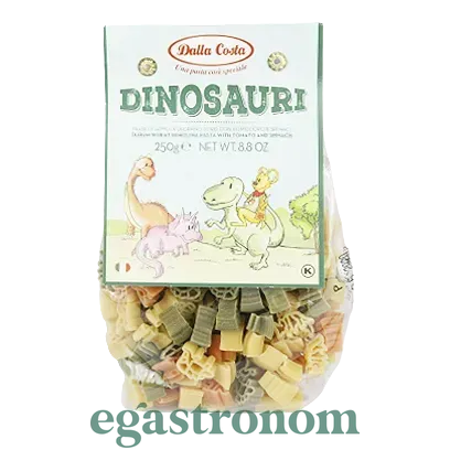 Макарони динозаври Далла Коста Dalla Costa dinosauri 250g 12шт/ящ Макарони динозаври Далла Коста Dalla Costa dinosauri 250g 12шт/ящ
