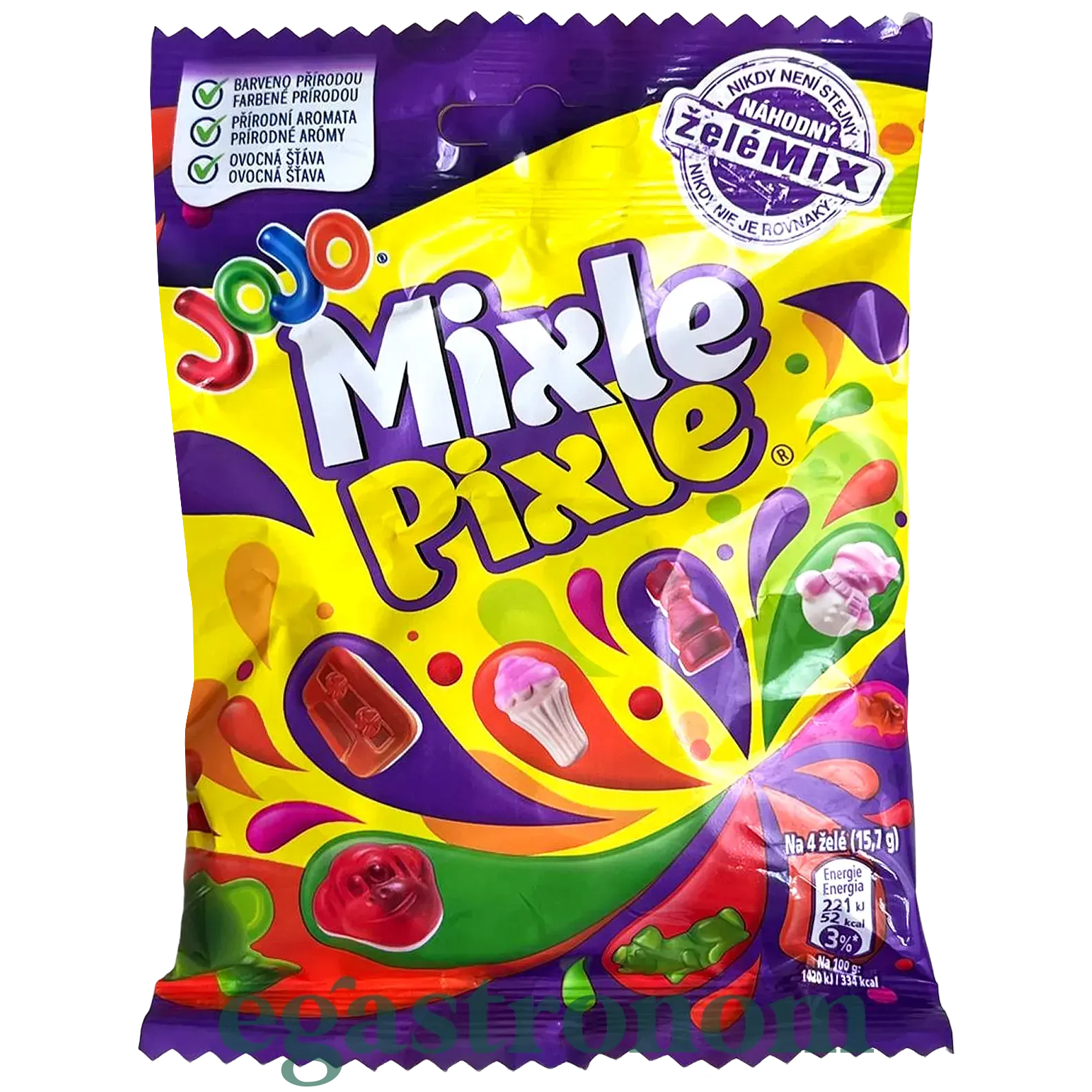 Желейки фруктові міксл піксл ДжоДжо JoJo mixle pixle 80g 36шт/ящ Желейки фруктові міксл піксл ДжоДжо JoJo mixle pixle 80g 36шт/ящ