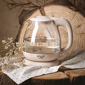 Чайник электрический Adler AD 1283C 1л компактный пластиковый с автоматическим отключением. Изображение №3