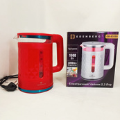 Електрочайник скляний Edenberg EB-83559 2.3л 1500Вт Red. Зображення №5