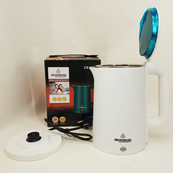 Електрочайник Crownberg CB-2845 дисковий 1.8л 1800Вт White. Зображення №6 Електрочайник Crownberg CB-2845 дисковий 1.8л 1800Вт White. Зображення №6