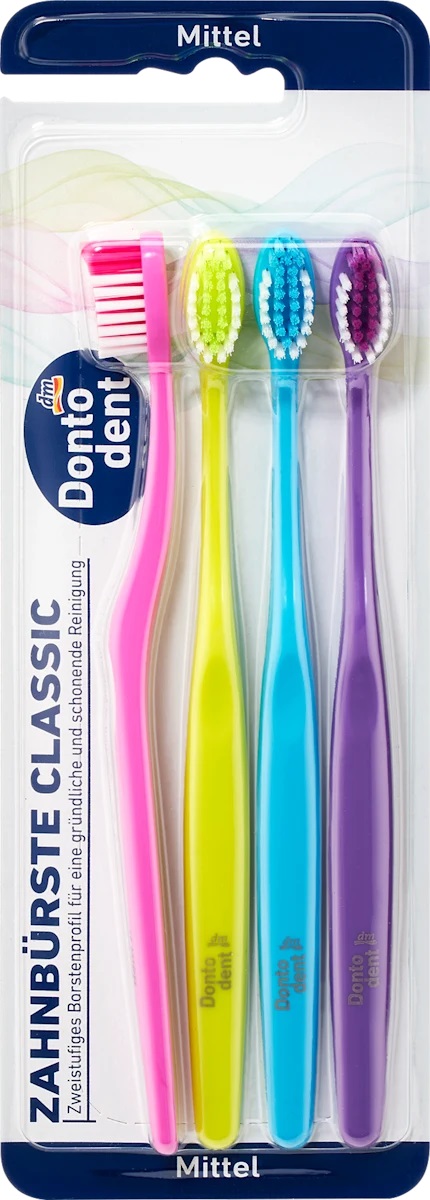 Зубна щітка Dontodent Classic BIG PACK 4шт Зубна щітка Dontodent Classic BIG PACK 4шт