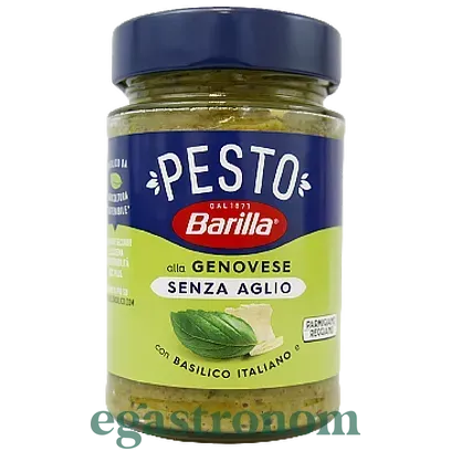 Соус песто генуезький без часнику Барілла Barilla genovese senza aglio 190g 12шт/ящ Соус песто генуезький без часнику Барілла Barilla genovese senza aglio 190g 12шт/ящ