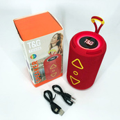 Bluetooth колонка портативна TG656 FM-радіо, акумуляторна колонка для музики. Колір: червоний. Зображення №2